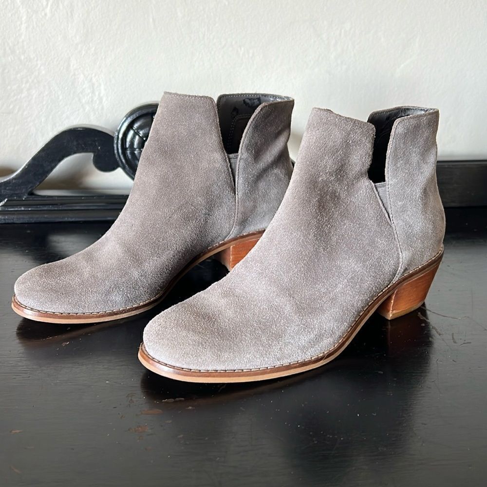 Cole Haan Women's Abbot Bootie D44683 Stormcloud Suede 6
